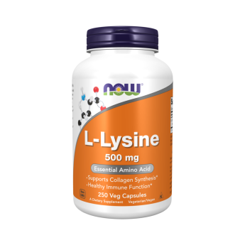 Аминокислота L‑Лизин NOW FOODS L‑LYSINE 500 мг 250 капсул